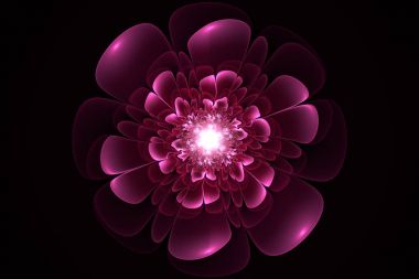 Fraktal çiçek fantezi