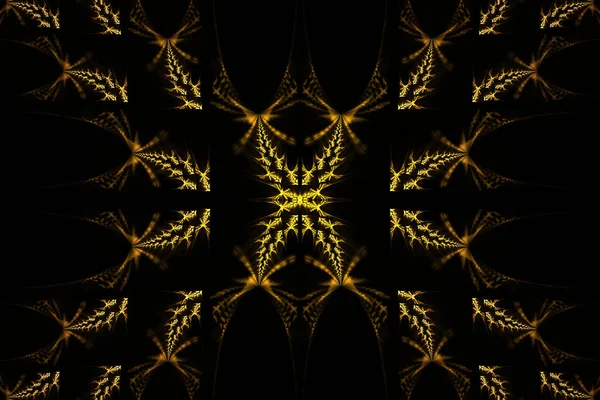 Hermosas formas fractales ilustración , — Foto de Stock