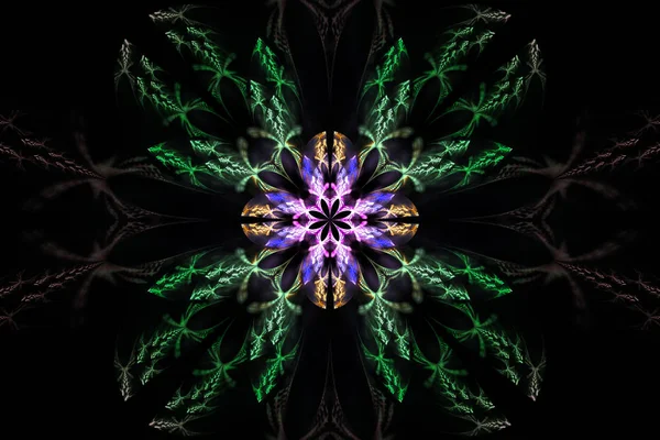 Abstrato floral fractal — Fotografia de Stock