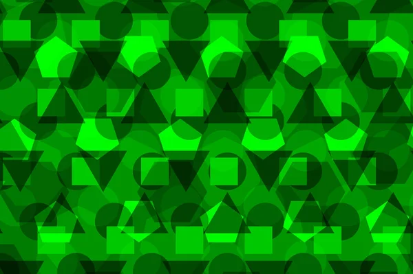 几何背景-绿色, — 图库矢量图片
