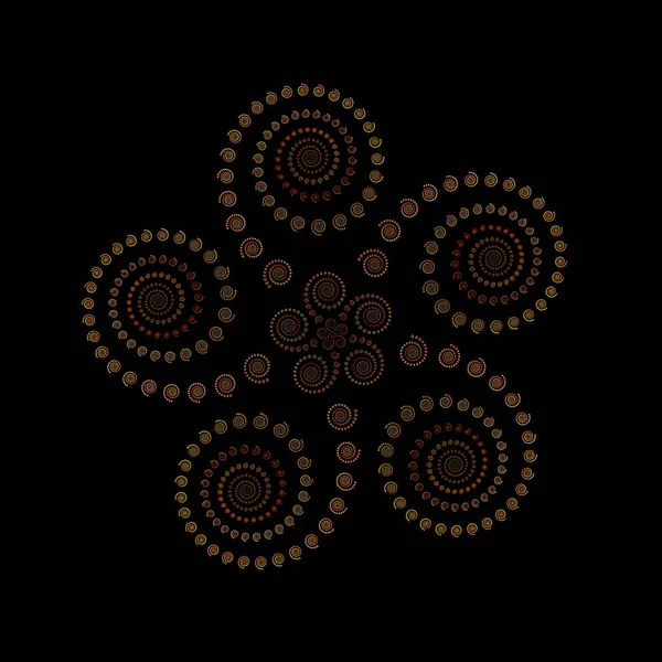 Hermosa ilustración fractal espiral , — Foto de Stock