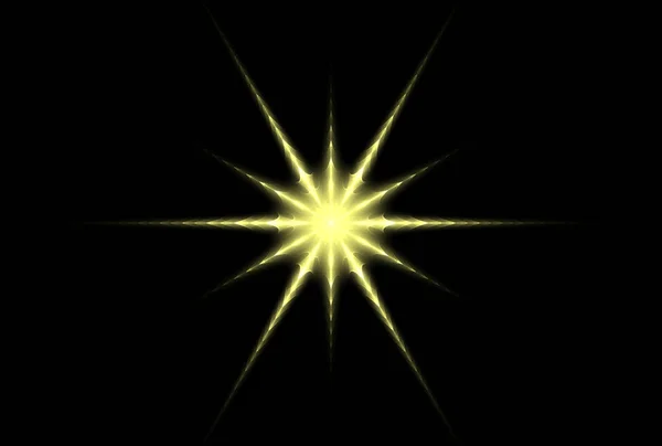 Fraktal yıldız fantezi — Stok fotoğraf