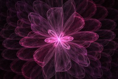 Fraktal çiçek fantezi