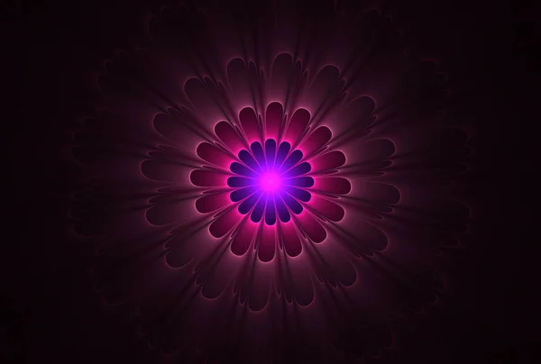 Fraktal çiçek fantezi — Stok fotoğraf