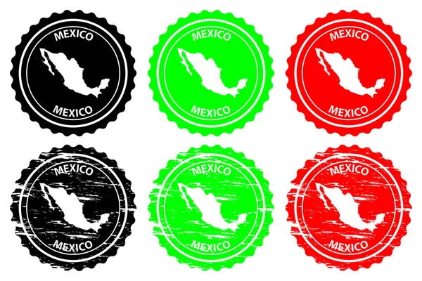 Mexico rubber stamp — Stock Vector