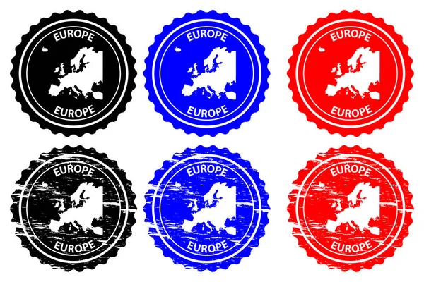 Selo de borracha da Europa —  Vetores de Stock