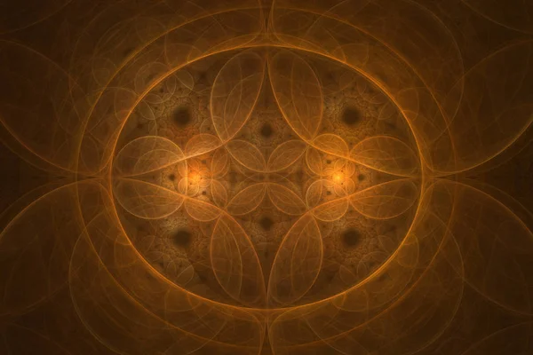 Formas fractais padrão de fantasia — Fotografia de Stock