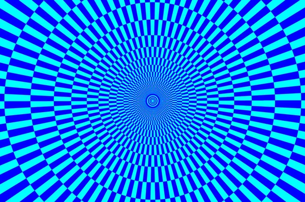 Optik illüzyon - satranç tahtası girdap, — Stok Vektör