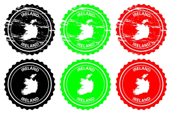 Irlanda Sello de goma — Vector de stock