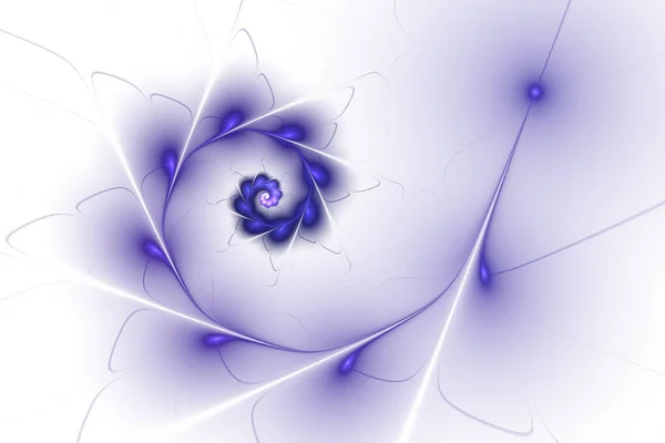Piękny Fraktal ilustracja spiralne, — Zdjęcie stockowe