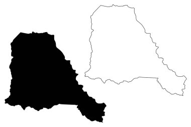 Trujillo Alto Belediyesi (Porto Riko Eyaleti, Porto Riko, Prr, Birleşik Devletler 'in birleşik olmayan bölgeleri) harita vektör çizimi, çizim Trujillo Alto haritası