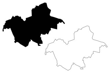 Soldanesti İlçesi (Moldova Cumhuriyeti, Moldova İdari Bölümleri) harita vektör çizimi, çizim Soldanesti haritası