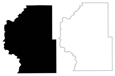 Park County, Colorado (ABD eyaleti, Amerika Birleşik Devletleri, Usa, ABD) harita vektör çizimi, çizim parkı haritası