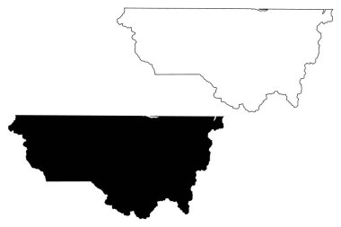 Pitkin County, Colorado (ABD eyaleti, Amerika Birleşik Devletleri, ABD) harita vektör çizimi, çizim Pitkin haritası