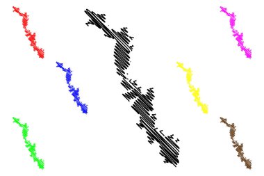 Transnistria özerk toprak birimi (Moldova Cumhuriyeti, Moldova İdari Bölümleri) harita vektör çizimi, çizim Transnistria haritası