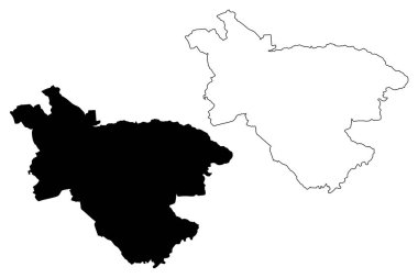 Burtnieki Belediyesi (Letonya Cumhuriyeti, Letonya İdari Bölümleri, Belediyeler ve onların bölge birimleri) harita vektör çizimi, çizim Burtnieki haritası