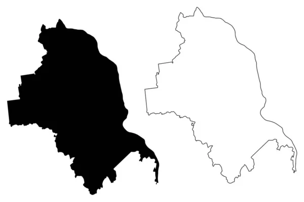 Gemeinde Jekabpils Republik Lettland Verwaltungsbezirke Lettlands Gemeinden Und Ihre Gebietseinheiten — Stockvektor