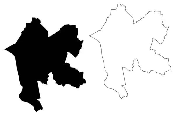 Livani Belediyesi Letonya Cumhuriyeti Letonya Dari Bölümleri Belediyeler Onların Toprak — Stok Vektör