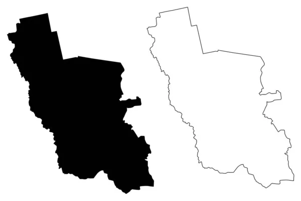 Municipalité Nereta République Lettonie Divisions Administratives Lettonie Municipalités Leurs Unités — Image vectorielle