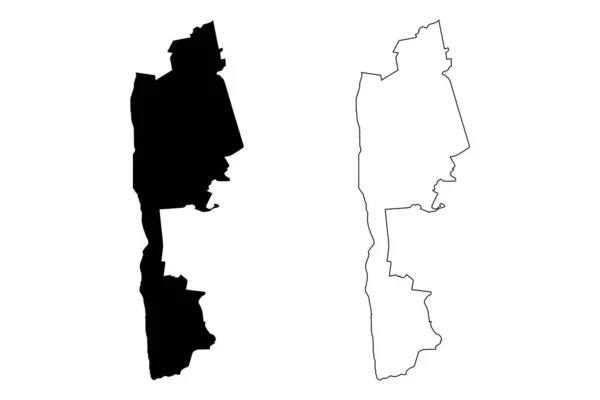 Salacgriva Kommun Lettland Lettlands Administrativa Indelningar Kommuner Och Deras Territoriella — Stock vektor