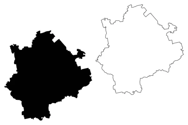 Talsi Gemeente Republiek Letland Bestuurlijke Indeling Van Letland Gemeenten Hun — Stockvector