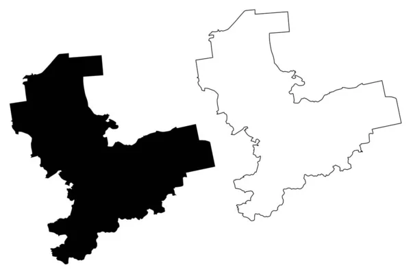 Vecumnieki Kommun Lettland Lettlands Administrativa Indelningar Kommuner Och Deras Territoriella — Stock vektor