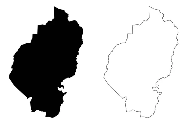 Gemeinde Vilaka Republik Lettland Verwaltungseinheiten Von Lettland Gemeinden Und Ihre — Stockvektor