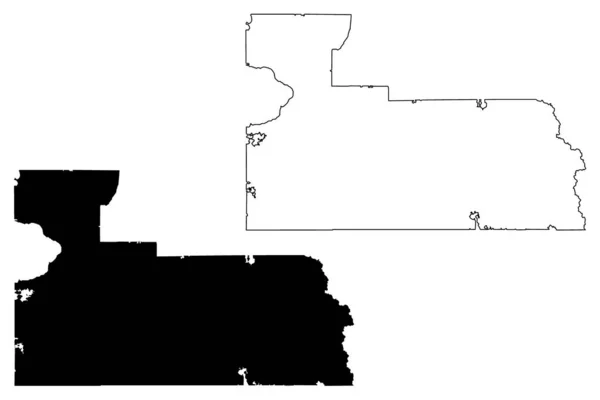 Orange County Florida County United States America Usa Map Vector — стоковий вектор