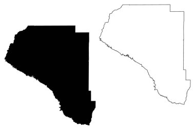 Taylor County, Florida (ABD eyaleti, Amerika Birleşik Devletleri, Usa, ABD, ABD) harita vektör çizimi, çizim Taylor harita