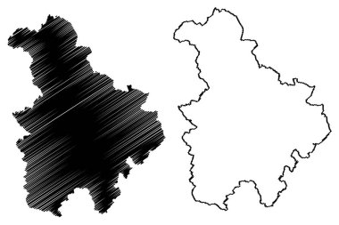 Amata Municipality (Republic of Latvia, Administrative divisions of Latvia, Municipalities and their territorial units) map vector illustration, scribble sketch Amata map