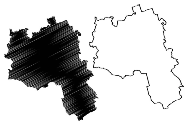 Auce Gemeente Republiek Letland Bestuurlijke Indeling Van Letland Gemeenten Hun — Stockvector