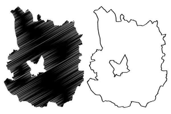 Municipalité Daugavpils République Lettonie Divisions Administratives Lettonie Municipalités Leurs Unités — Image vectorielle