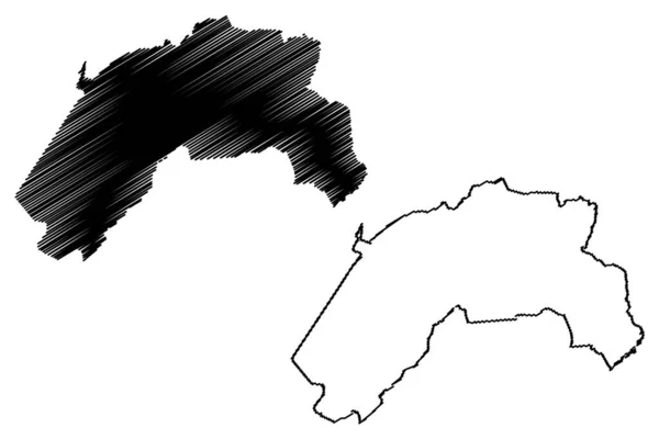Gemeinde Lubana Republik Lettland Verwaltungsbezirke Lettlands Gemeinden Und Ihre Gebietseinheiten — Stockvektor