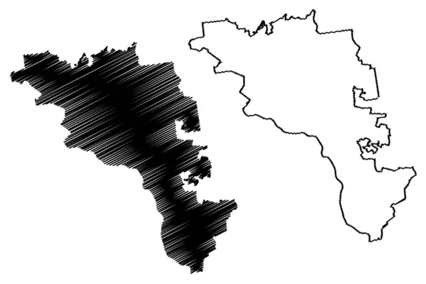 Municipalité Ozolnieki République Lettonie Divisions Administratives Lettonie Municipalités Leurs Unités — Image vectorielle
