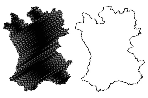 Gemeinde Priekule Republik Lettland Verwaltungsbezirke Lettlands Gemeinden Und Ihre Gebietseinheiten — Stockvektor