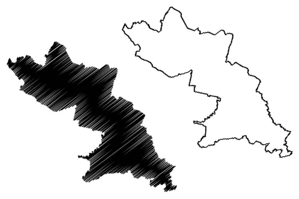 Municipalité Valka République Lettonie Divisions Administratives Lettonie Municipalités Leurs Unités — Image vectorielle