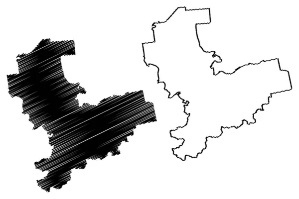 Municipalité Vecumnieki République Lettonie Divisions Administratives Lettonie Municipalités Leurs Unités — Image vectorielle