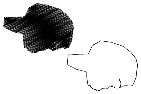 Lae City État Indépendant Papouasie Nouvelle Guinée Morobe Illustration Vectorielle — Image vectorielle