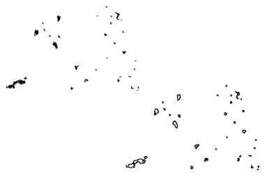 Doğu Bölümü (Fiji Cumhuriyeti, Melanezya) harita vektör çizimi, karalama çizimi Ovalau, Gau, Koro, Nairai, Moala, Matuku, Vatu Vara, Naitaba, Mago, Cicia, Tuvuca, Vanua Vatu ve Fulaga Adası