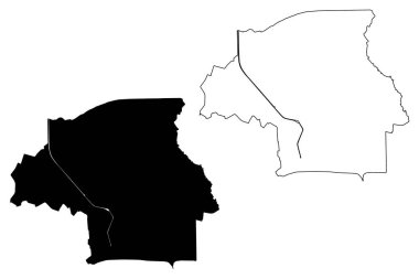 Eindhoven Şehri (Hollanda Krallığı, Hollanda, Kuzey Brabant) harita vektör çizimi, Eindhoven harita şehir karalama