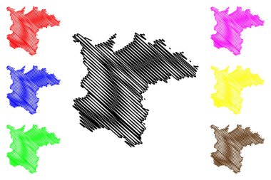 Ergli Belediyesi (Letonya Cumhuriyeti, Letonya İdari Bölümleri, Belediyeler ve onların toprak birimleri) harita vektör çizimi, Ergli haritası çizimi