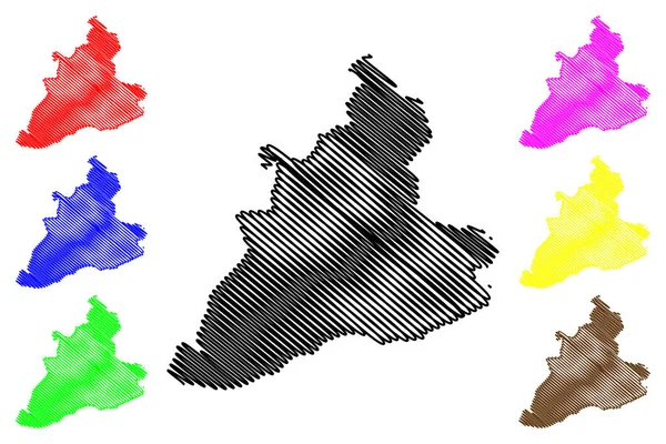 Plavinas Municipio República Letonia Divisiones Administrativas Letonia Municipios Sus Unidades — Archivo Imágenes Vectoriales