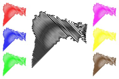 Nassau County, Florida (ABD eyaleti, Amerika Birleşik Devletleri, Usa, ABD) harita vektör çizimi, çizim Nassau haritası