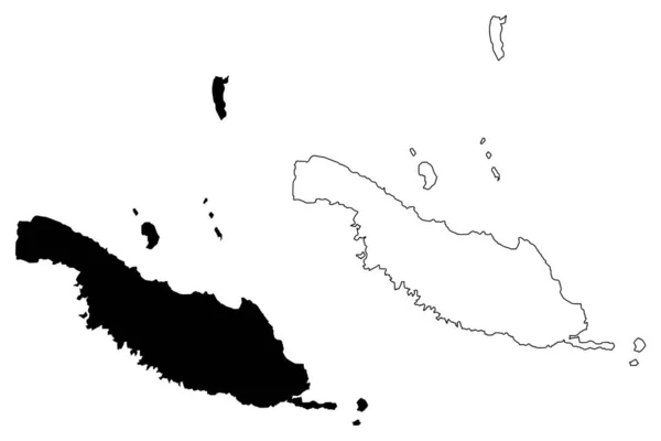 Makira Ulawa Províncias Das Ilhas Salomão Ilhas Salomão Ilha Mapa — Vetor de Stock
