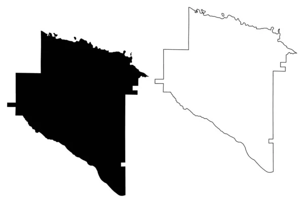 Appling County Georgia County United States America Usa Mapa Vector — Archivo Imágenes Vectoriales