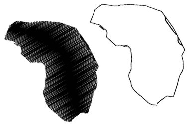 Kyzylorda Şehri (Kazakistan Cumhuriyeti) harita vektör çizimi, Kzyl-Oraet, Ak-Mechet, Perovsk veya Fort-Perovsky haritası