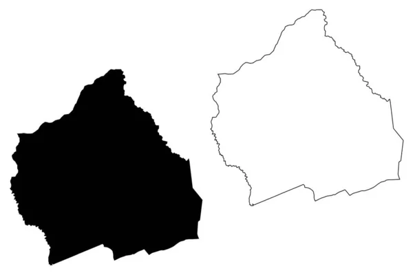 Comté Washington Géorgie Comté Des États Unis Amérique États Unis — Image vectorielle
