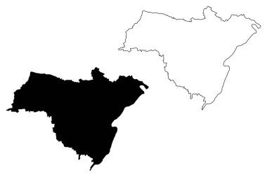 Grevenmacher kantonu (Lüksemburg Büyük Dükalığı, İdari bölümler) harita vektör çizimi, çizim çizimi Grevenmacher haritası