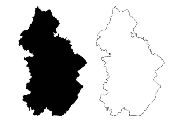 Jura Department Frankreich Französische Republik Region Bourgogne Franche Comte Bfc — Stockvektor