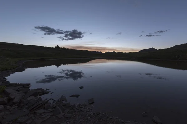 Paisaje nocturno en las Montañas Rocosas, Maroon-Snowmass Wilder — Foto de Stock